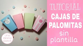 Cómo hacer cajas de palomitas sin plantilla [upl. by Ennis]