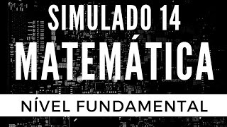 Matemática para Concursos  Nível Fundamental  Simulado 14  BANCA CPCON [upl. by Akema140]