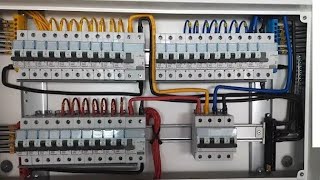 3 phase distribution box connection  6 wey distribution board  connection house wiring [upl. by Sorvats]