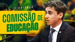 Nikolas Ferreira  Comissão de Educação 13032024 [upl. by Yraccaz]