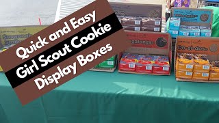 Girl Scout Cookie display boxes [upl. by Outlaw383]