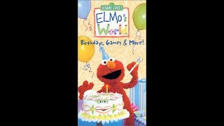 Elmos World Birthdays Games and More 2001 VHS Full Screen [upl. by Noid]