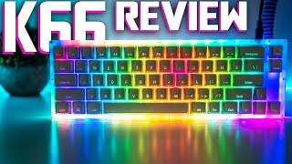 Unboxing and Review  Womier K66 Gateron RGB Mechanical Keyboard [upl. by Brockie88]