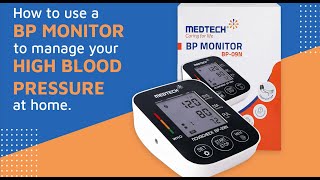 How to use the MedTech BP Monitor [upl. by Ahsimat30]