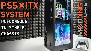 PS5 Watercooled × ITX Gaming PC Epic 2 in 1 System Build [upl. by Corey831]