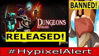 SKYBLOCK Dungeons FINALLY Released HypixelAlert AgroMC BANNED amp WIPED ThirtyVirus ft RageTrain [upl. by Kamp]