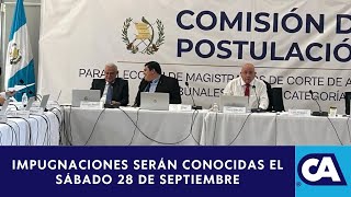 Comisión de Postulación de Corte de Apelaciones recibe 7 amparos [upl. by Rezzani]