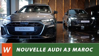 Nouvelle AUDI A3 2025  lancement au Maroc [upl. by Pelmas]