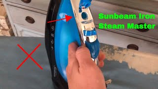 ✅ How To Use Sunbeam Steam Master 1400 Watt Iron Review [upl. by Eahsat]