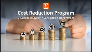 Cost Reduction Program 5 Strategies and 60 Tactics for Impact [upl. by Moll]