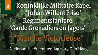 KMKJWF amp RFGGJ  quotMARCHE VICTORIEUSEquot  NEDERLANDSE VETERANENDAG 2019 DEN HAAG 🇳🇱 [upl. by Perloff]