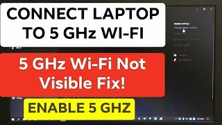 How To EnablePrioritize 5GHz WiFi Band on PCLaptop [upl. by Tonneson]