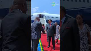 KagameInauguration2024 Arrival of Denis Sassou Nguesso President of the Republic of Congo [upl. by Geraint994]