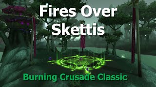 Fires Over SkettisDaily Quest Shatari SkyguardTBC Classic [upl. by Rodgiva]