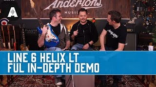 Line 6 Helix LT  Full InDepth Demo [upl. by Arykahs]