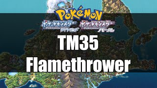 Pokemon Diamond amp Pearl  Where to get TM35 Flamethrower [upl. by Ransom]