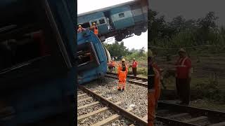 train accident indianrailways shorts video [upl. by Hnah641]