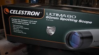 Celestron Ultima 80 Spotting Scope Review [upl. by Benton33]