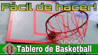 CÓMO HACER UN CANASTO DE BALONCESTO [upl. by Norm]