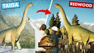 The Great Dinosaur Migration Walkthrough Habitat  Jurassic World Evolution 2 [upl. by Philander]