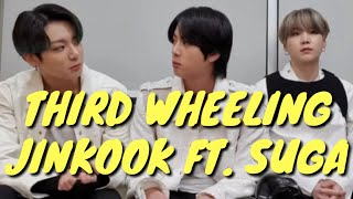 BTS Third Wheeling JinKook ft Yoongi Compilation [upl. by Spike948]