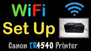 Canon Pixma TR4540 WiFi SetUp Review [upl. by Nanine745]