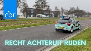 Recht achteruit rijden  bijzondere verrichting [upl. by Haimorej]