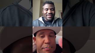 Francis Ngannou sends a message to Renan Ferreira after KO win [upl. by Anaizit]