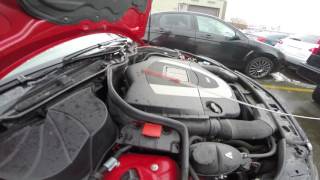 Mercedes C class How To Check Oil Level [upl. by Nova]