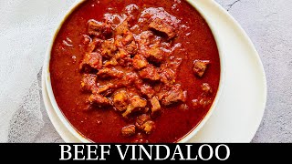 Goan Beef Vindaloo Recipe  Vindaloo Masala Recipe  Goan Beef Recipe  Goan Recipes By Natasha [upl. by Lubet]