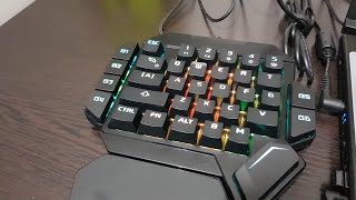 K50 OneHanded mechanical gaming keyboard [upl. by Lillith]