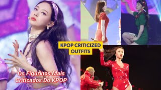 Os Figurinos Mais Criticados Do KPOP [upl. by Udela]