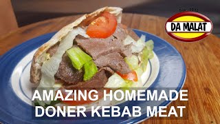 How to make Doner Kebab Meat  Better than the takeaway [upl. by Aiak]