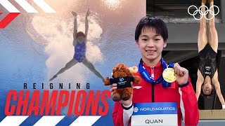 Dive into Greatness w Quan Hongchan 🇨🇳🥇 Diving Womens 10M Platform [upl. by Omari558]