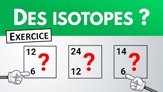 Comment identifier des isotopes  ✏️ Exercice  Seconde  PhysiqueChimie [upl. by Coltun]