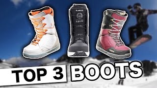 3 Best Snowboard Boots [upl. by Tiffi830]