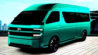 AMAZING ELECTRIC VAN New Generation 2024 TOYOTA HiAce EV ⚡ [upl. by Yrehc610]