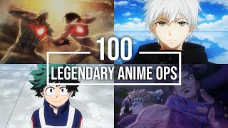 100 Legendary Anime Openings Reupload [upl. by Tav]