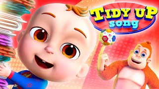 Tidy Up Song And More Nursery Rhymes amp Kids Songs  Good Habits Learning Songs  Clean Up Song [upl. by Milty]