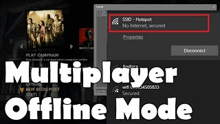 How To Play Left 4 Dead 2 Multiplayer Offline LAN PC [upl. by Wylde443]