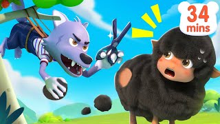 Baa Baa Black Sheep  More Nursery Rhymes amp Kids Songs  BabyBus [upl. by Nanreit153]