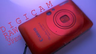 Canon Ixus 100 IS Digicam RAW vs JPEG Compared [upl. by Akela]