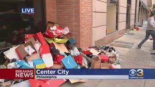 Stores In Center City Philadelphia Ransacked [upl. by Lina]