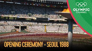 Seoul 1988  Opening Ceremony  Seoul 1988 Replays [upl. by Ojimmas]