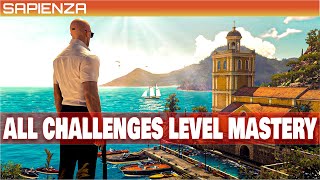 HITMAN 3 Sapienza All Challenges Mastery Level 20 Easy Walkthrough  World Of Tomorrow [upl. by Fitalludba]