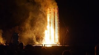 Der Lustenauer WeltrekordFunken 2019 quotWorld Tallest Bonfirequot [upl. by Pruchno203]