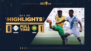 Guatemala 01 Jamaica  HIGHLIGHTS  2023 Gold Cup [upl. by Oiceladni]