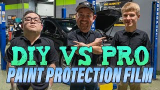 🤔 DIY VS PRO  BEGINNER vs PRO Paint Protection Film Install [upl. by Araec]