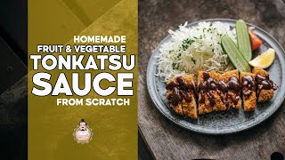 Homemade Tonkatsu Sauce  Easy Japanese Recipes [upl. by Aime]