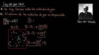 Ecuación de Van der Waals  Química  Khan Academy en Español [upl. by Reteid]